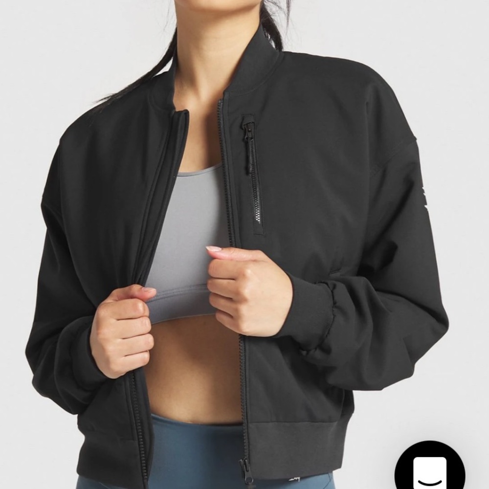Gymshark Essential Bomber Jacket-NWOT